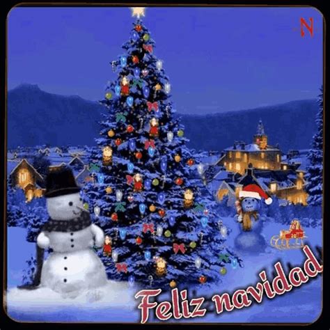 feliz navidad gif with music